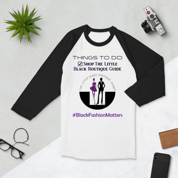 3/4 sleeve raglan shirt - Image 1