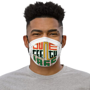 Juneteenth Premium face mask