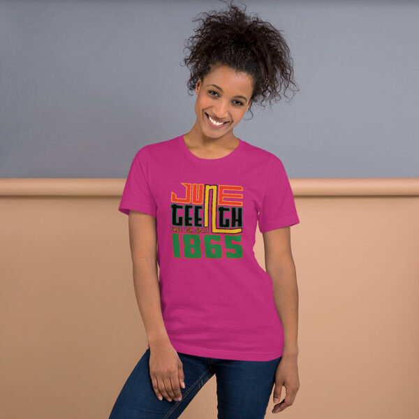 Women's Short-Sleeve Colorful Juneteenth  T-Shirt - Image 6