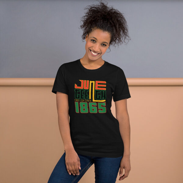 Women's Short-Sleeve Colorful Juneteenth  T-Shirt