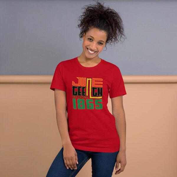 Women's Short-Sleeve Colorful Juneteenth  T-Shirt - Image 4