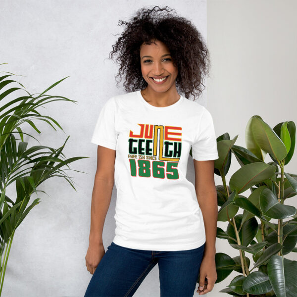 Women's Short-Sleeve Colorful Juneteenth  T-Shirt - Image 1