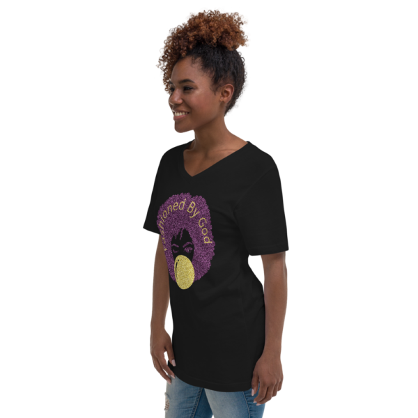 Fashioned By God Glitter Fitted T-Shirt - Image 4