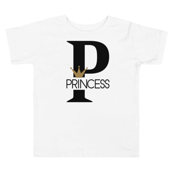 Toddler Girl Princess Short Sleeve Tee - Image 2