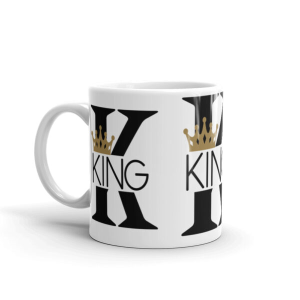 King White glossy mug - Image 1