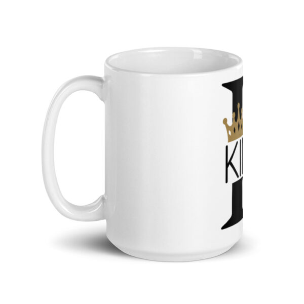 King White glossy mug - Image 4