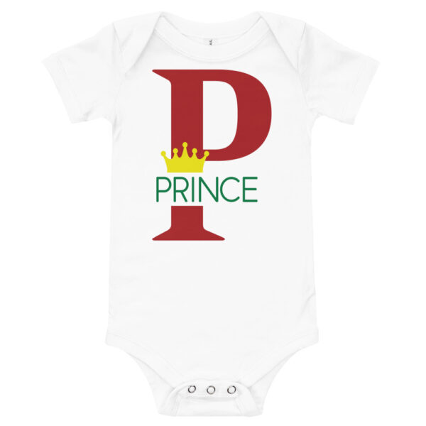 Boys African Prince Baby short sleeve one piece