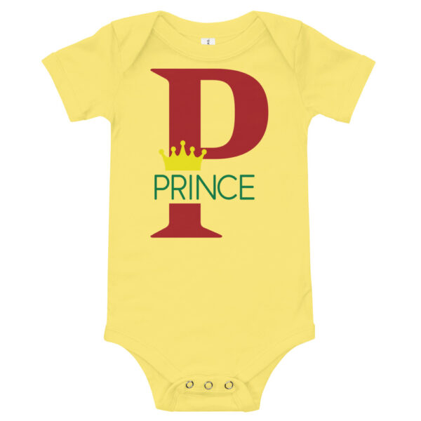 Boys African Prince Baby short sleeve one piece - Image 4
