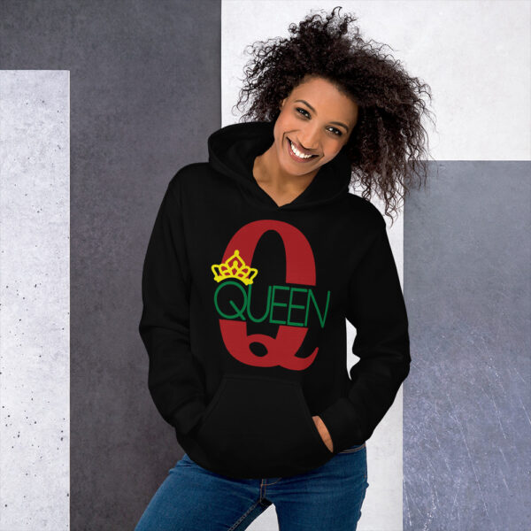 Women's Black Queen Hoodie