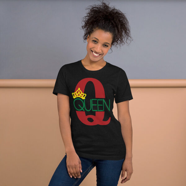 Women's Black Queen Short-Sleeve T-Shirt