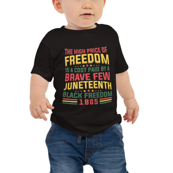 Juneteenth The High Price of Freedom Baby Jersey Short Sleeve Tee - Image 1
