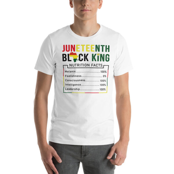 Juneteenth Black King Unisex Round Neck T-Shirt
