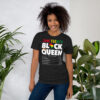 Juneteenth Black Queen Nutrition Facts T-Shirt (Black)