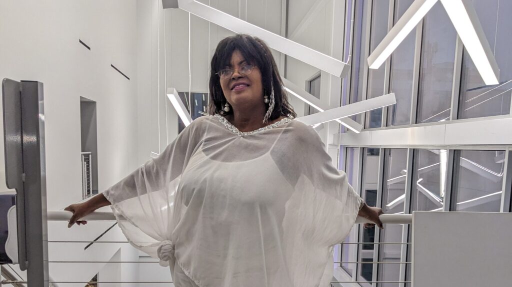 Tanya Ivory Mayes All White Fashion Show