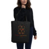 Wisdom and Knowledge Adinkra Symbol Tan Eco Tote Bag