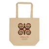 Strength Adinkra Symbol Tan Eco-Tote Bag