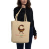 Learn From Past Adinkra Symbol Tan Eco-Tote Bag