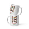 Freedom Adinkra Symbol White Glossy Mug