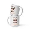 Wisdom and Knowledge Adinkra Symbol White Glossy Mug