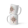 Symbol of Life Adinkra Symbol White Glossy Mug