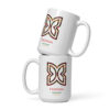 Freedom Adinkra Symbol White Glossy Mug