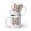 Freedom Adinkra Symbol White Glossy Mug