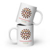 Transformation Adinkra Symbol White Glossy Mug