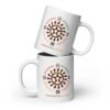 Symbol of Life Adinkra Symbol White Glossy Mug