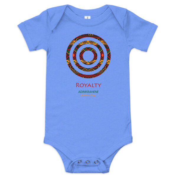 Royalty Adinkra Symbol Baby One Piece - Image 1