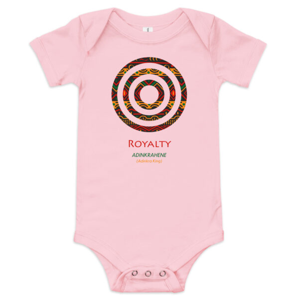 Royalty Adinkra Symbol Baby One Piece - Image 2