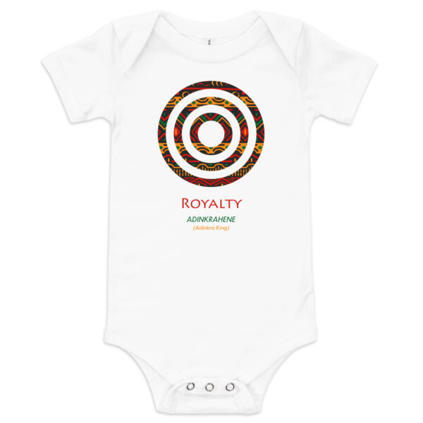 Royalty Adinkra Symbol Baby One Piece - Image 3
