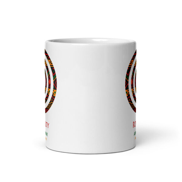 Royalty Adinkra Symbol White Glossy Mug - Image 2