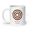 Royalty Adinkra Symbol White Glossy Mug