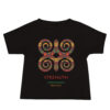 Strength Adinkra Symbol Baby Jersey Short Sleeve Tee