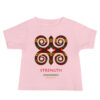 Strength Adinkra Symbol Baby Jersey Short Sleeve Tee
