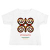 Strength Adinkra Symbol Baby Jersey Short Sleeve Tee