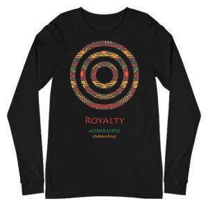 Royalty Adinkra Symbol Long Sleeve Shirt