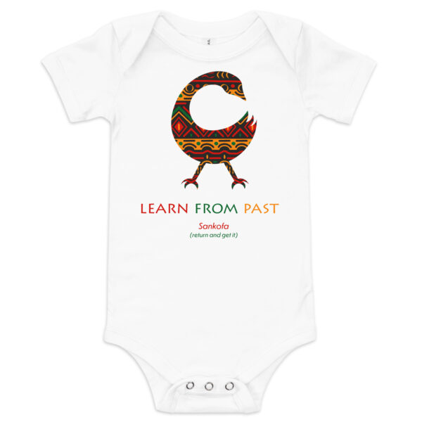 Learn From Past Adinkra Symbol Baby One Piece