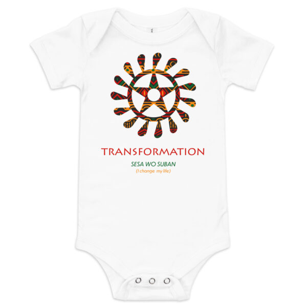 Adinkra Symbol of Life Baby One Piece - Image 3