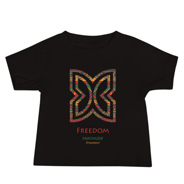 Freedom Adinkra Symbol Baby Jersey Short Sleeve Tee