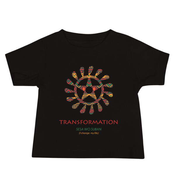 Transformation Adinkra Symbol Baby Jersey Short Sleeve Tee