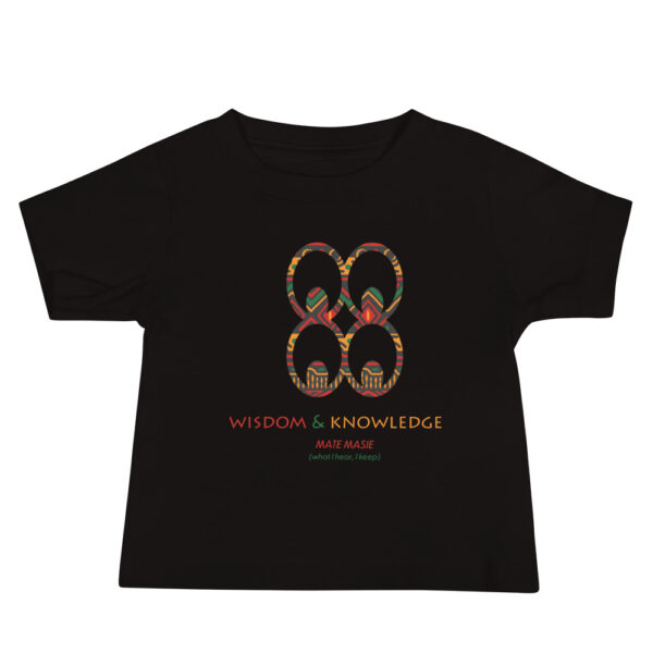 Wisdom and Knowledge Adinkra Symbol Baby Jersey Short Sleeve Tee
