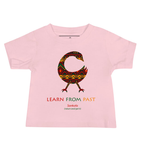 Learn From Past Adinkra Symbol Baby Jersey Short Sleeve Tee - Image 3