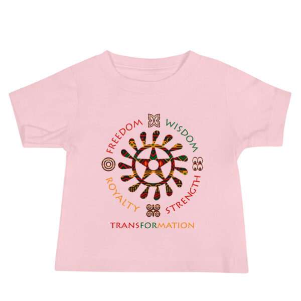 Adinkra Symbol of Life Baby Jersey Short Sleeve Tee - Image 2