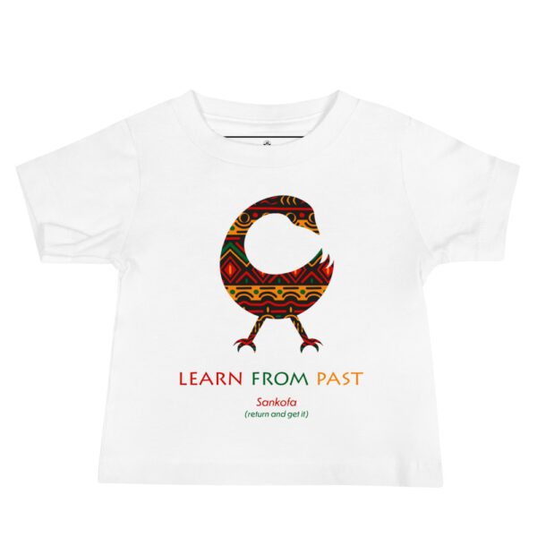 Learn From Past Adinkra Symbol Baby Jersey Short Sleeve Tee