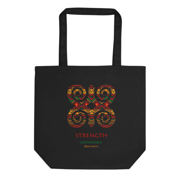 Strength Adinkra Symbol Eco Tote Bag