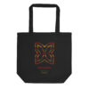 Freedom Adinkra Symbol Tan Eco Tote Bag