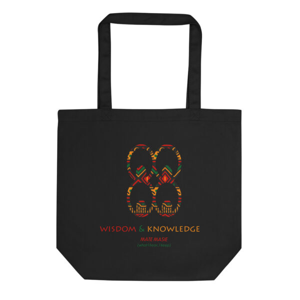 Wisdom and Knowledge Adinkra Symbol Tan Eco Tote Bag
