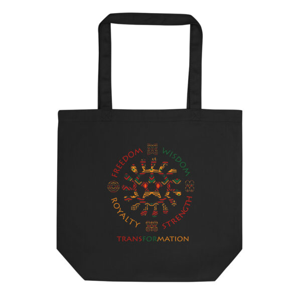 Symbol of Life Adinkra Symbol Tan Eco Tote Bag