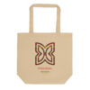 Freedom Adinkra Symbol Tan Eco Tote Bag